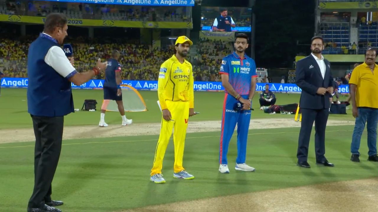 IPL 2026: DC ने टॉस जीतकर CSK को बल्लेबाज़ी के लिए बुलाया, ब्रेविस की हुई वापसी, आक़िब नबी करेंगे डेब्यू IPL 2026: DC ने टॉस जीतकर CSK को बल्लेबाज़ी के लिए बुलाया, ब्रेविस की हुई वापसी, आक़िब नबी करेंगे डेब्यू